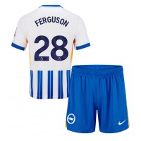 Brighton Evan Ferguson #28 Domáci Detský futbalový dres 2024-25 Krátky Rukáv (+ trenírky)